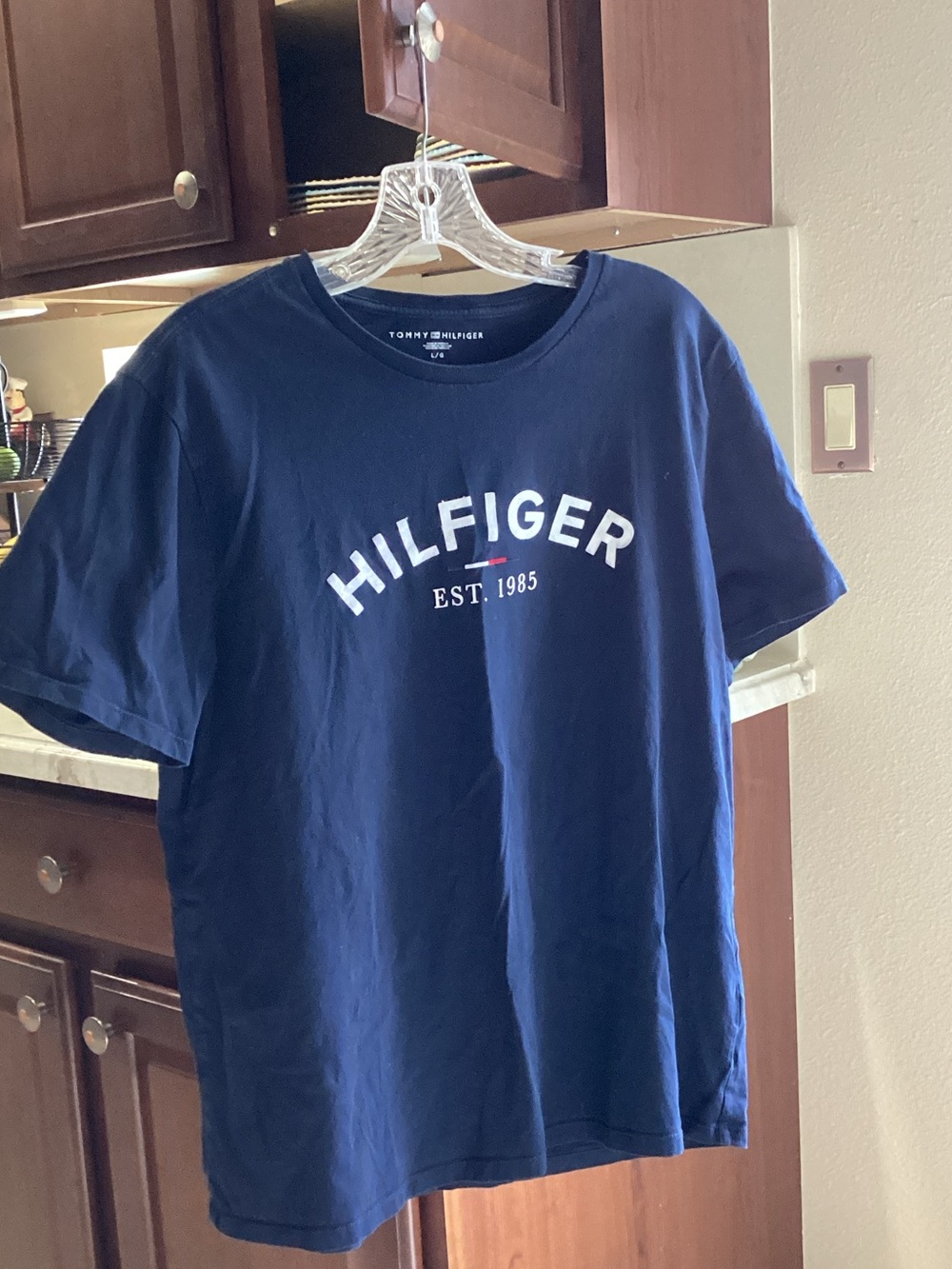 Tommy Hilfiger Navy Short Sleeve Logo Tee